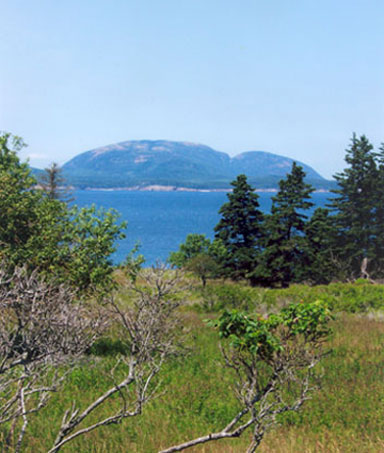 Acadia National Park from Baker Island