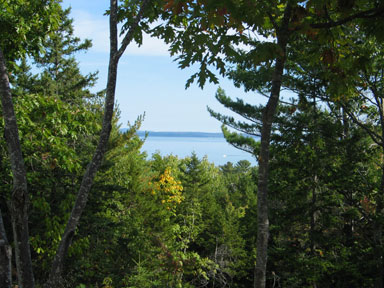 View from the carriage roads