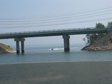 Jet skiing in Bar Harbor